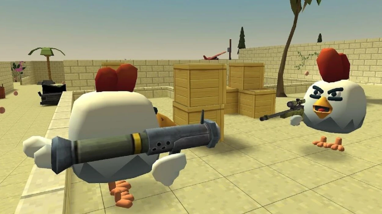 Chicken Gun бой