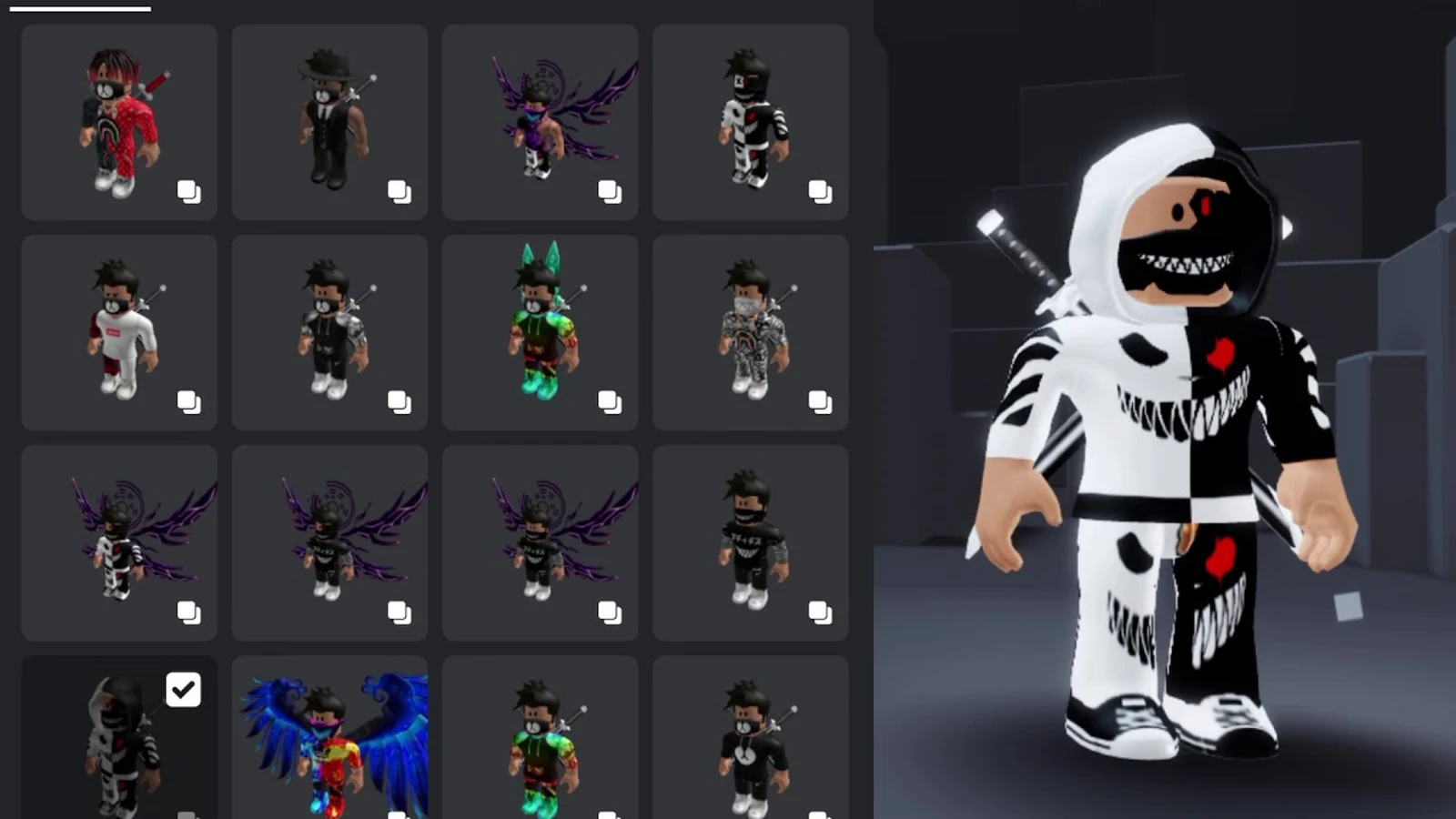 Roblox скины